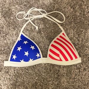 VS Pink American flag swim top!